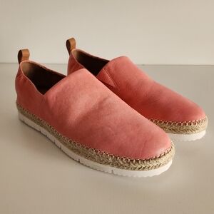 Gentle Souls By Kenneth Cole Lizzy A-line Sporty Espadrille Flats Salmon Pink 8